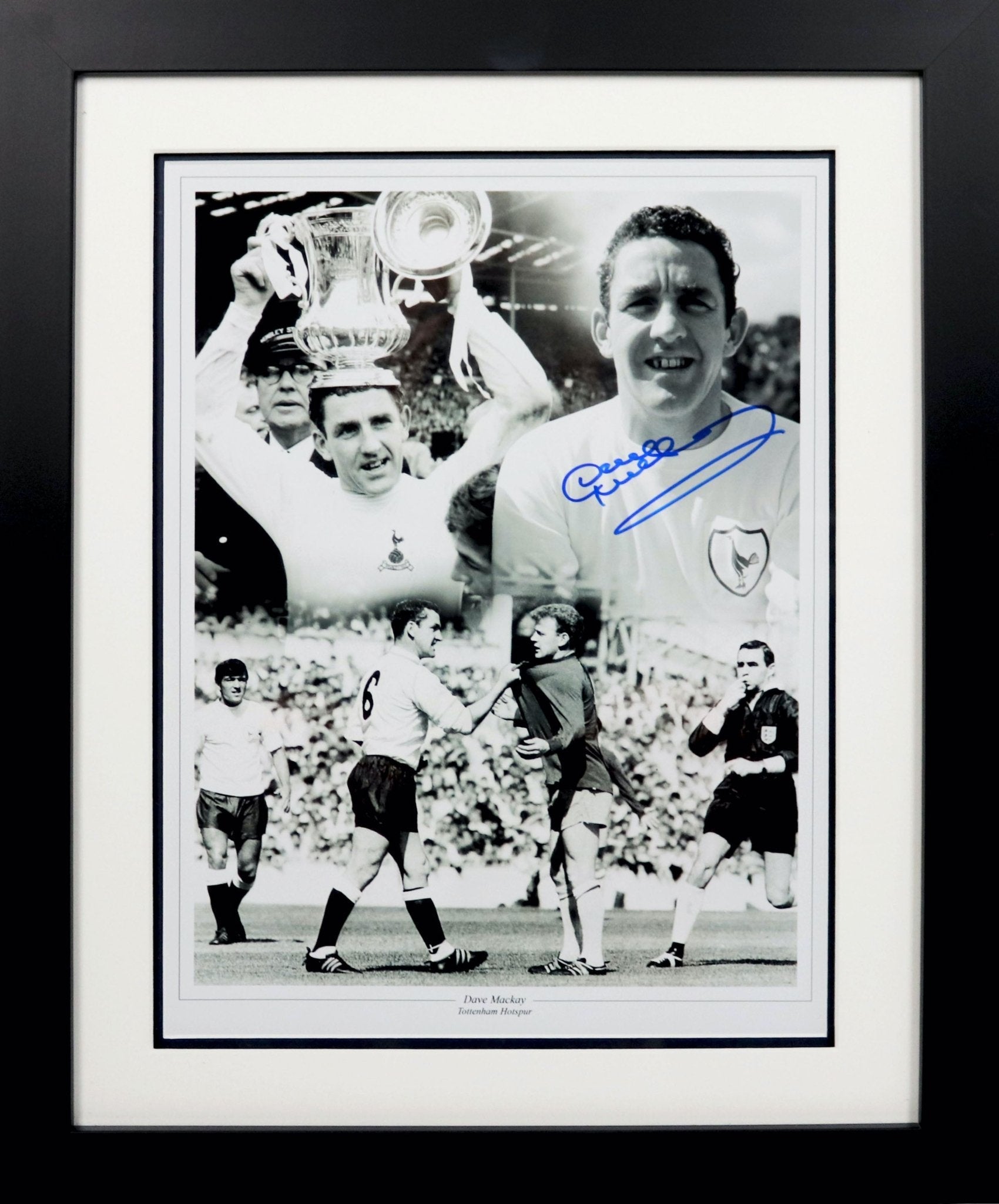 Dave MacKay Signed Photo Framed Display - Memorabilia Framers Shop